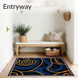 Abstract Swirl with Contemporary Flair(Black)