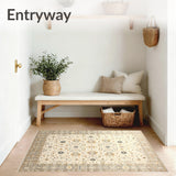 Luxury Beige Sophisticated Oriental Style(Beige)