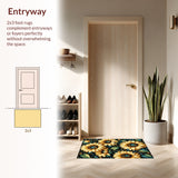 Striking Black Background Design(Yellow)