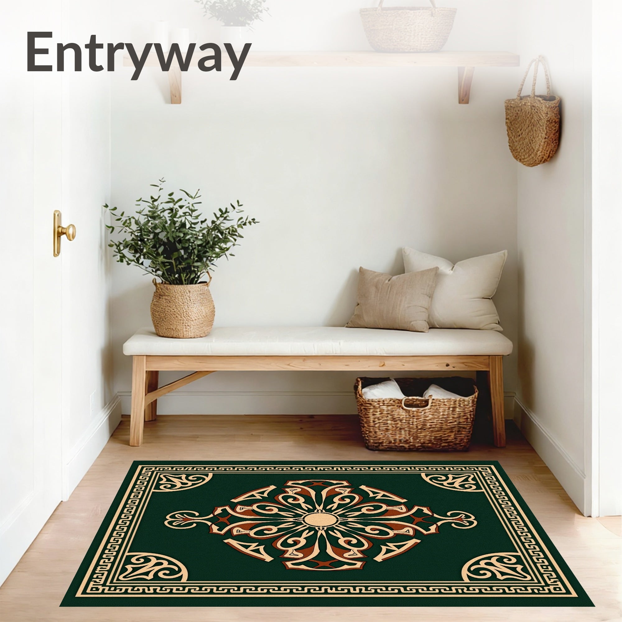 Celtic Knot Design with Traditional Interlocking (Green) - ODIKA