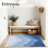 Mystical Fog Mountain Valley Enchanted Misty Landscape Journey (Blue)