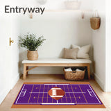 American Football Field Gridiron Yard Lines(Purple)