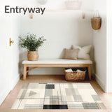 Contemporary Boho Collection With Abstract Geometric Design(Beige)