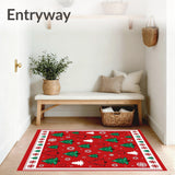 North Pole Wonderland Decorative Flooring(Red)