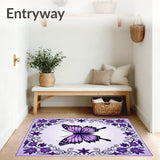 Enchanting Garden Fantasy Tapestry(Purple)