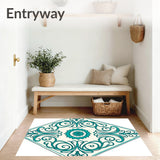 Elegant Damask Swirl Medallion(Turquoise)