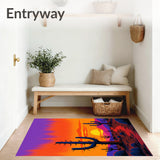 Frontier Desert Sunset Decorative Accent(Purple)