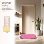 Ultra Soft Area Rug, Non Slip, Stain Resistant, Washable Area Rugs for Living Room, Bedroom, Cowgirl Boots Western(Pink) - ODIKA