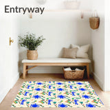 Charming Daisy Chain Circular Motif Tapestry(Beige)