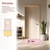 Playful Rustic Sheep Imagery(Pink)