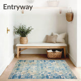 Desert Bloom Southwestern Area Boho Tribal Plant(Blue)