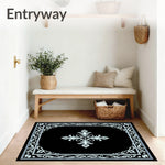 Gothic Damask Ornamental with Baroque Flourishes (Black) - ODIKA