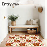 Festive Gingerbread Cookie Motif Holiday Baking Theme(Ivory)