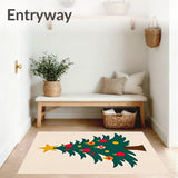 Festive Evergreen Holiday With Sparkling Topper Decoration(Green)