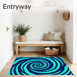 Enchanted Ocean Wave Spiral Nautical (Blue)