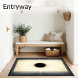 Sunset Vista Reversible Patio in Beige and Black(Beige)