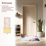 Chic Watercolor Floral Arrangement(Purple)