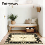 Beautiful with Classic Black and Beige Decorative(Beige)