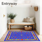 Mosaic Jewel Tapestry Visual Symphony(Blue)