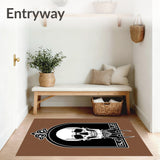 Haunted Skeletal Face Decorative Spooky Elegant Accessory(Brown)