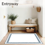 Textured Accent with Decorative Scallop Trim (Blue)