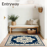 Celestial Bloom Medallion Motif(Blue)