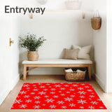 Joyful Snow Crystal Cascade Pathway Accent(Red)