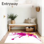 Modern Luxe Ink Splash with Metallic Ripple (Pink) - ODIKA