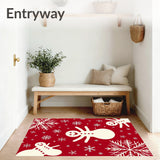 Jolly Snowman Winter Wonderland Festive Holiday(Red)