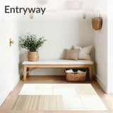 Ethereal Tan Echo Minimalist Modern Area for Decor(Beige)