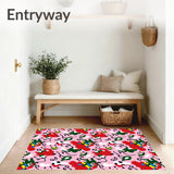 Festive Twinkle Featuring Playful Cat Silhouettes and Holiday Lights(Pink)