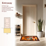 Bold Spiritual Animal Motif(Orange)