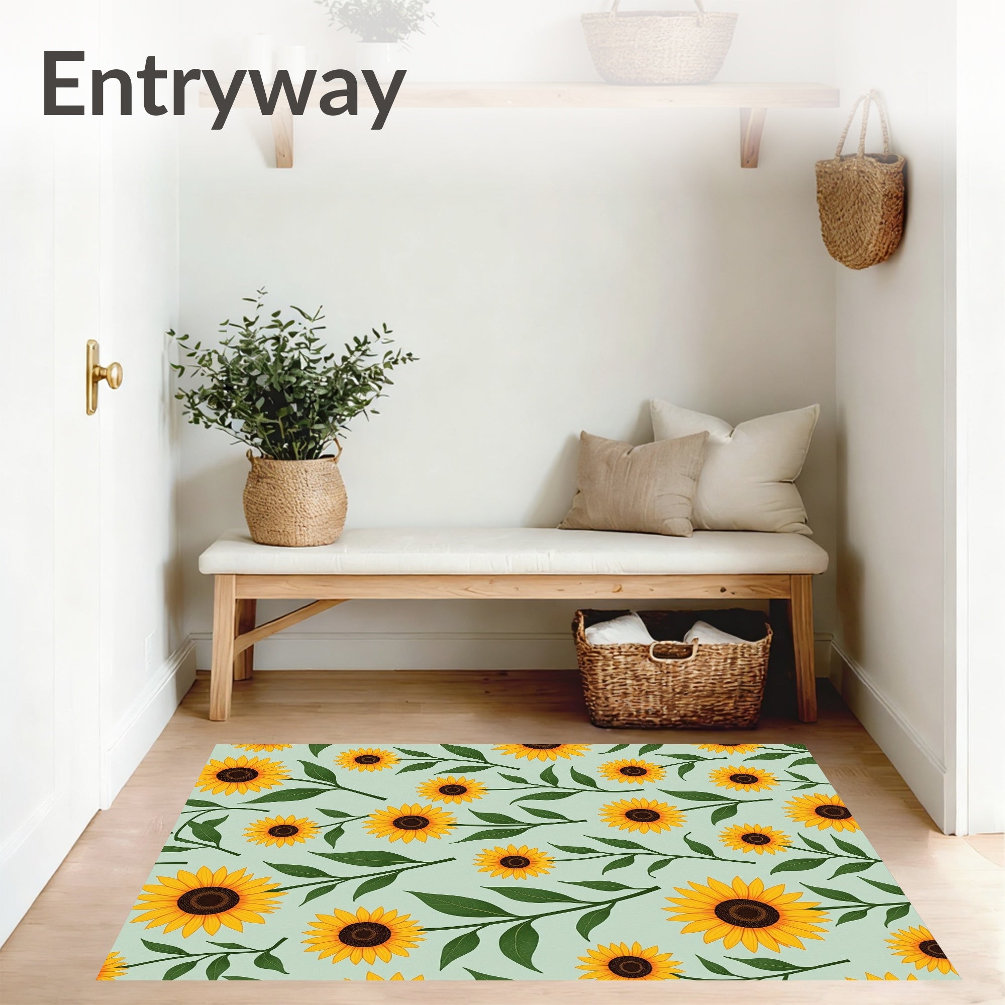 Enchanted Garden Blossom Abstract Artistic Sunflower (Yellow) - ODIKA