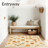 Geometric Beige Modern Area Underfoot(Beige)