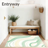 Brushstroke Impasto Texture Canvas Artistry(Green)