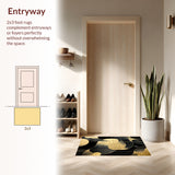 Trendy Toned Abstract Lines(Gold)