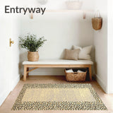 Beige Leopard Spot Design Area(Beige)