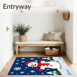 Festive Snowman Winter Holiday Decorative Accent(Blue)