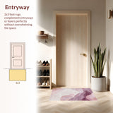 Dusty Rose Kawaii Plush with Mauve Swirls and Cozy Pink Tones(Purple)