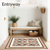 Abstract Neutral Entryway(Brown)