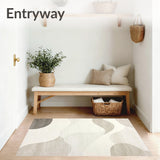 Beige with Ergonomic Cushioning and Non Slip Backing(Beige)