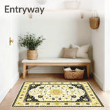 Beige Boho Area with Intricate(Gold)