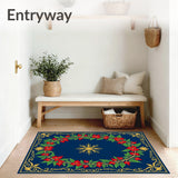 Holly Medallion with Boho Starburst Accents(Blue)