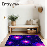 Cosmic Nebula Swirl Constellation Map Decorative (Purple)
