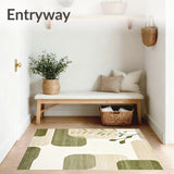 Earthy Tones Kitchen Beige & Green Farm(Beige)