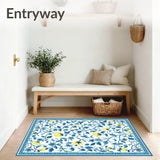 Colorful Laundry Room Runner(Blue)