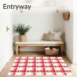Gingham Cottage Checkerboard Classic Country(Red)