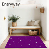 Celestial Night Sky Cosmic Constellation Starry Twinkling (Purple)