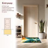 Nature Carved Fishing Scene Cabin(Green)