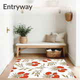 Elegant Autumn Botanical Gourd Leaf(Red)